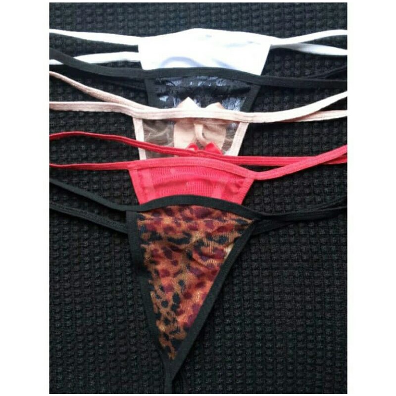 Kit 5 Calcinha fio dental Super Fio Dental Fogosa Sexy - Lingerie Vestido roupas feminina