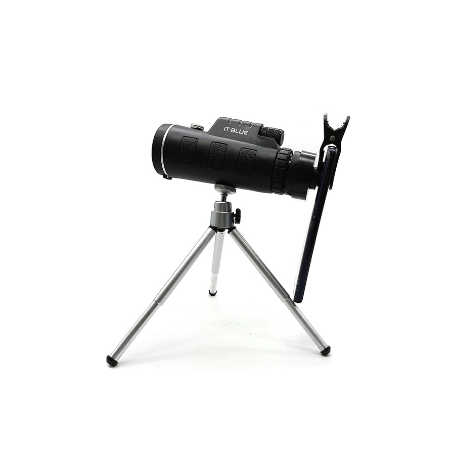Luneta Telescópio 40 X 60 monóculo Com Tripé e suporte para acoplar no Celular Espião Tático Observação