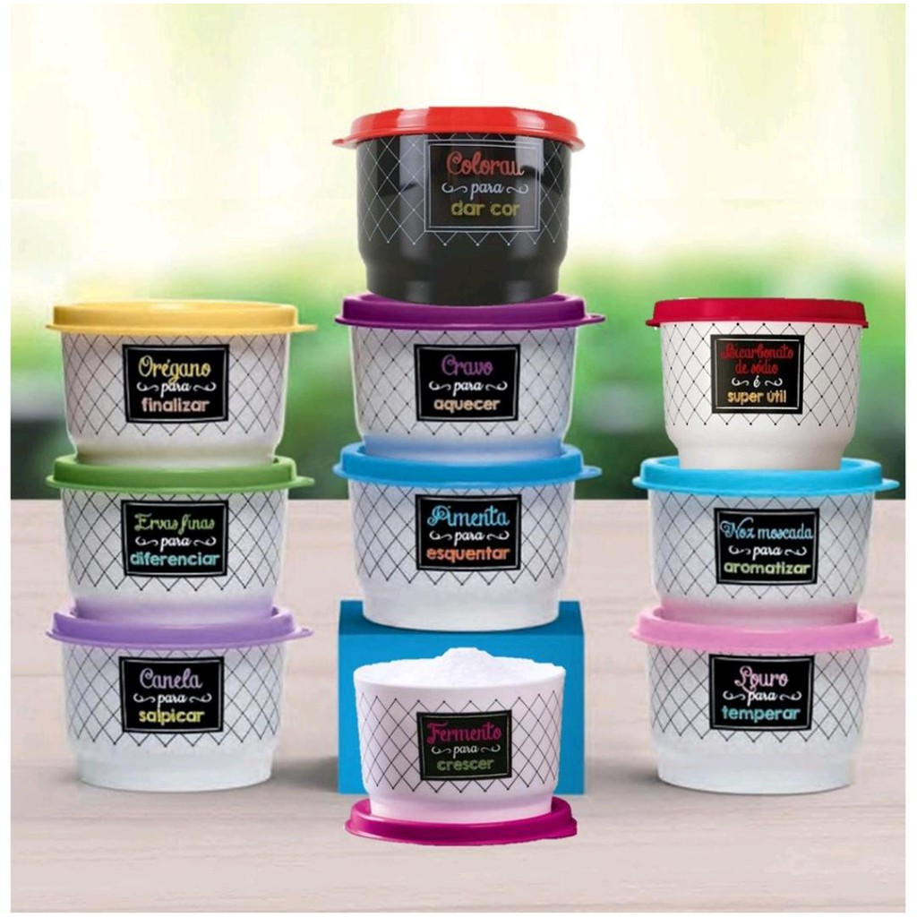 Linha Bistro Potinho de Tempero 140 ml Tupperware