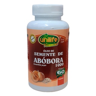 Óleo De Semente De Abóbora Unilife 60 Cápsulas De 1200mg