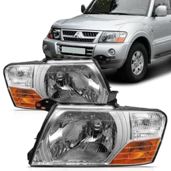 Par Farol Pajero Full 2000 2001 2002 2003 2004 2005 2006 2007 Foco Simples Cromado