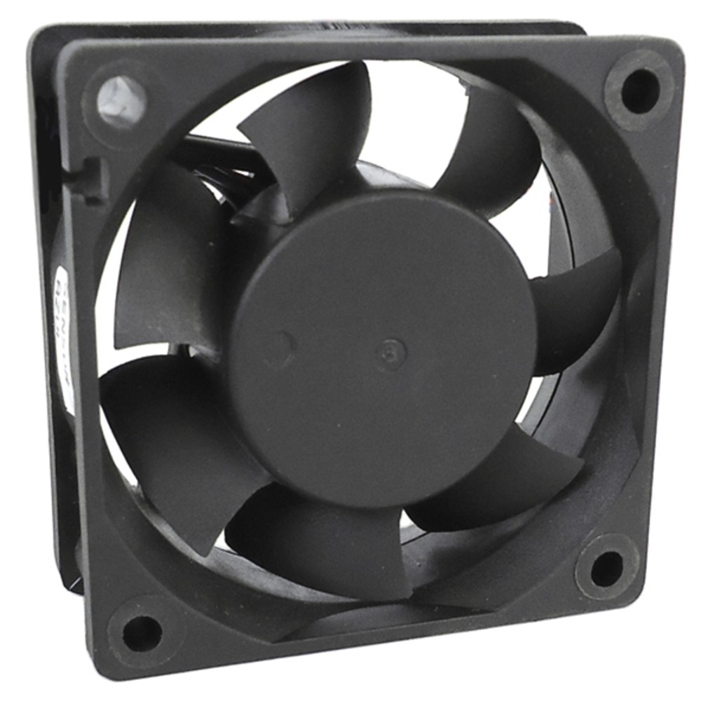 Cooler 12v 60x60x25mm Compatível Placa de Vídeo, Gabinete, Processador, Bearring Type: Sleeve, 12 volts, 4500 RPM, 23.20 CFM, Conector: 3-pin Placa Mãe.
