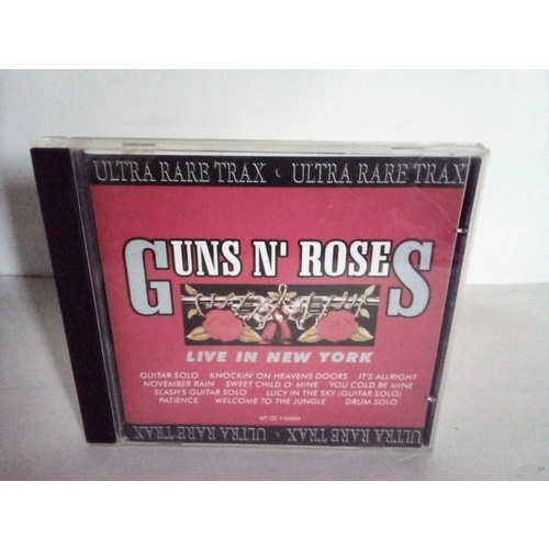 Cd Guns N Roses Live In New York Série Ultra Rare Trax
