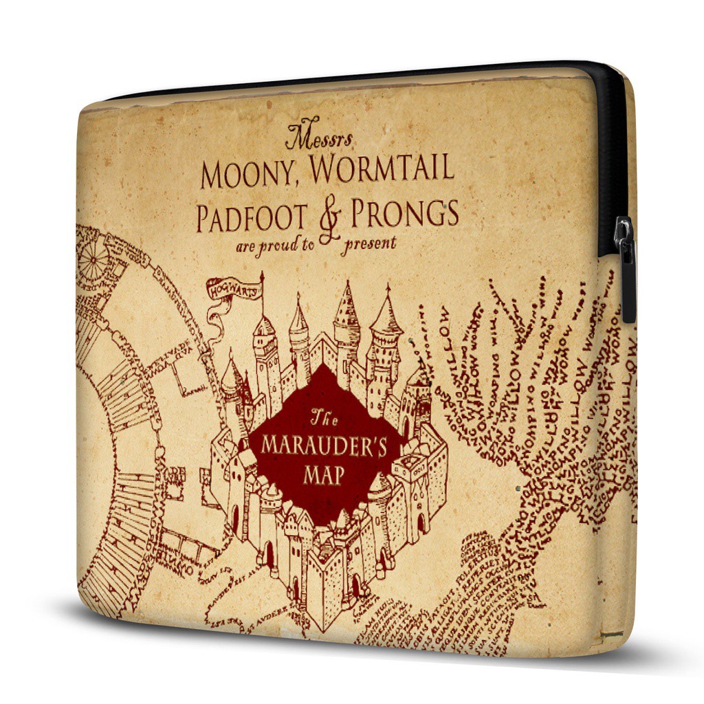 Capa Maleta Pasta para Notebook em Neoprene Mapa Bruxo. em Oferta na Shopee
