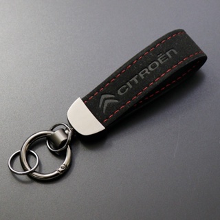 Chaveiro De Couro Camurça Masculino Com Alta Qualidade Para Citroen C1 3 6 BX CX GT C4 C5 Cacto Berlingo em Oferta na Shopee