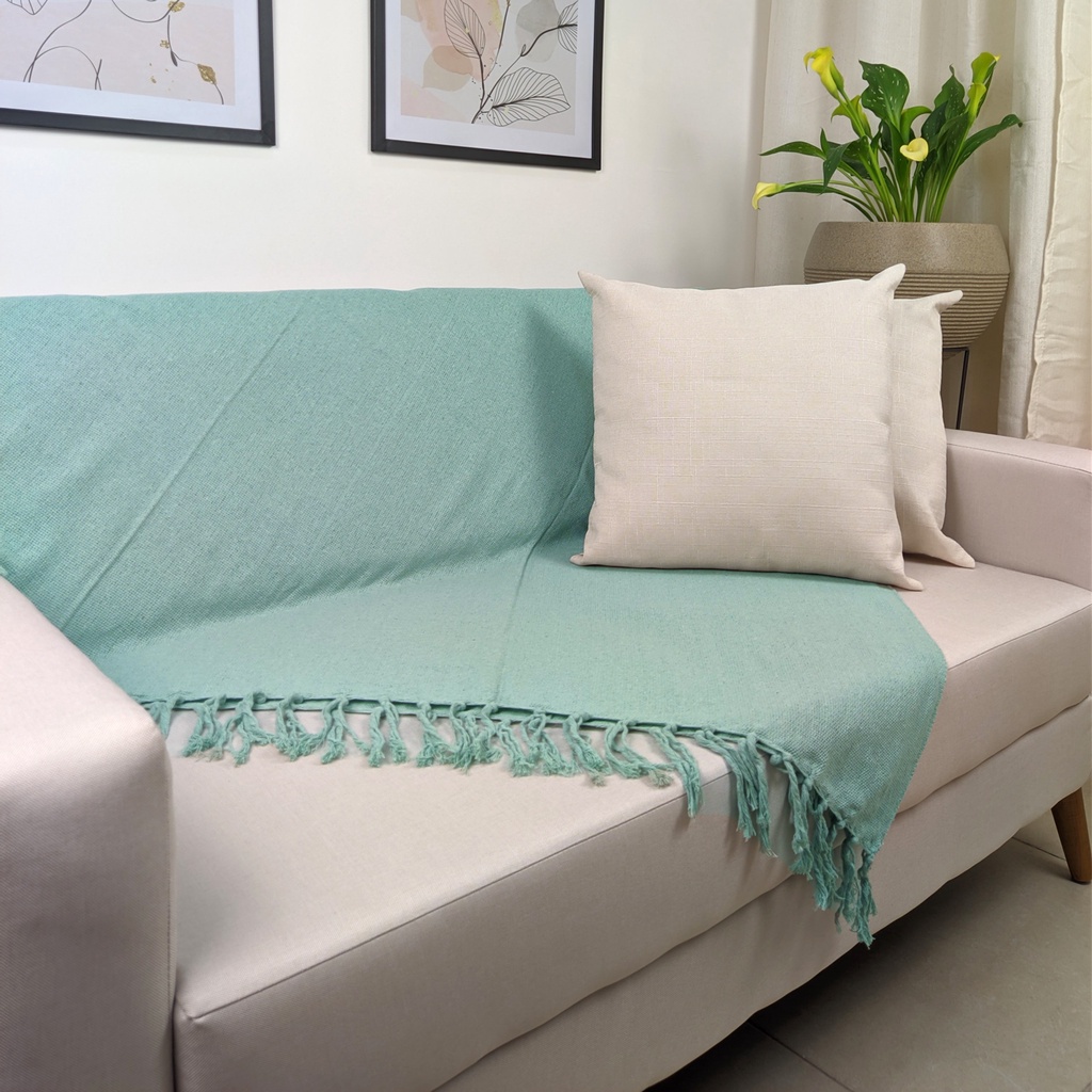 Details 48 manta para sofá verde agua