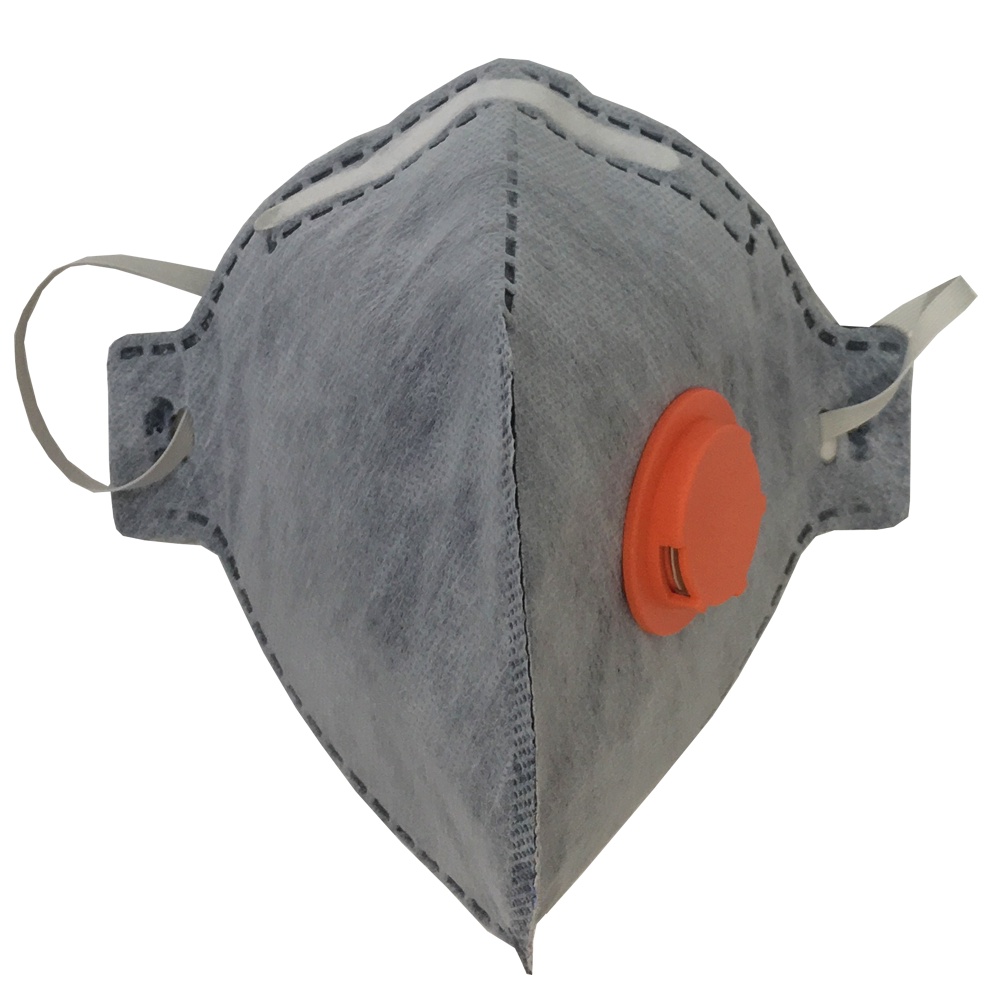 Máscara (Respirador) com Carvão Ativado e Válvula