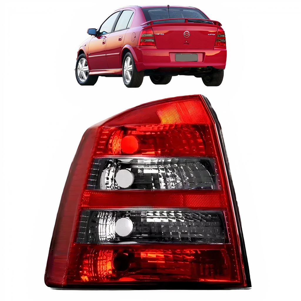 Lanterna Traseira Astra Hatch 2003 a 2012 Fumê Lado Esquerdo Motorista