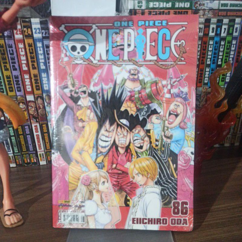 Mangas One Piece Arco Ilha Whole Cake Volumes 84 85 86 87 90 Shopee Brasil