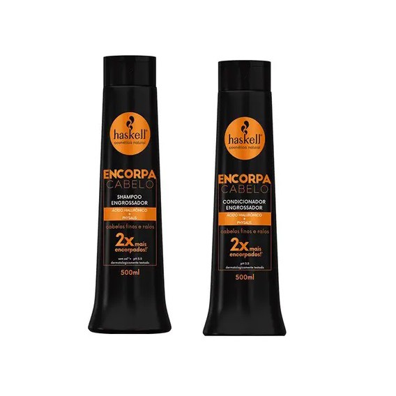 Haskell Encorpa Cabelo Engrossador 500ml - Shampoo e Condicionador