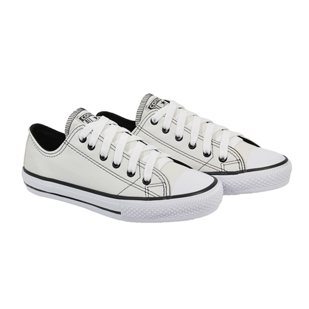 all star de couro branco masculino