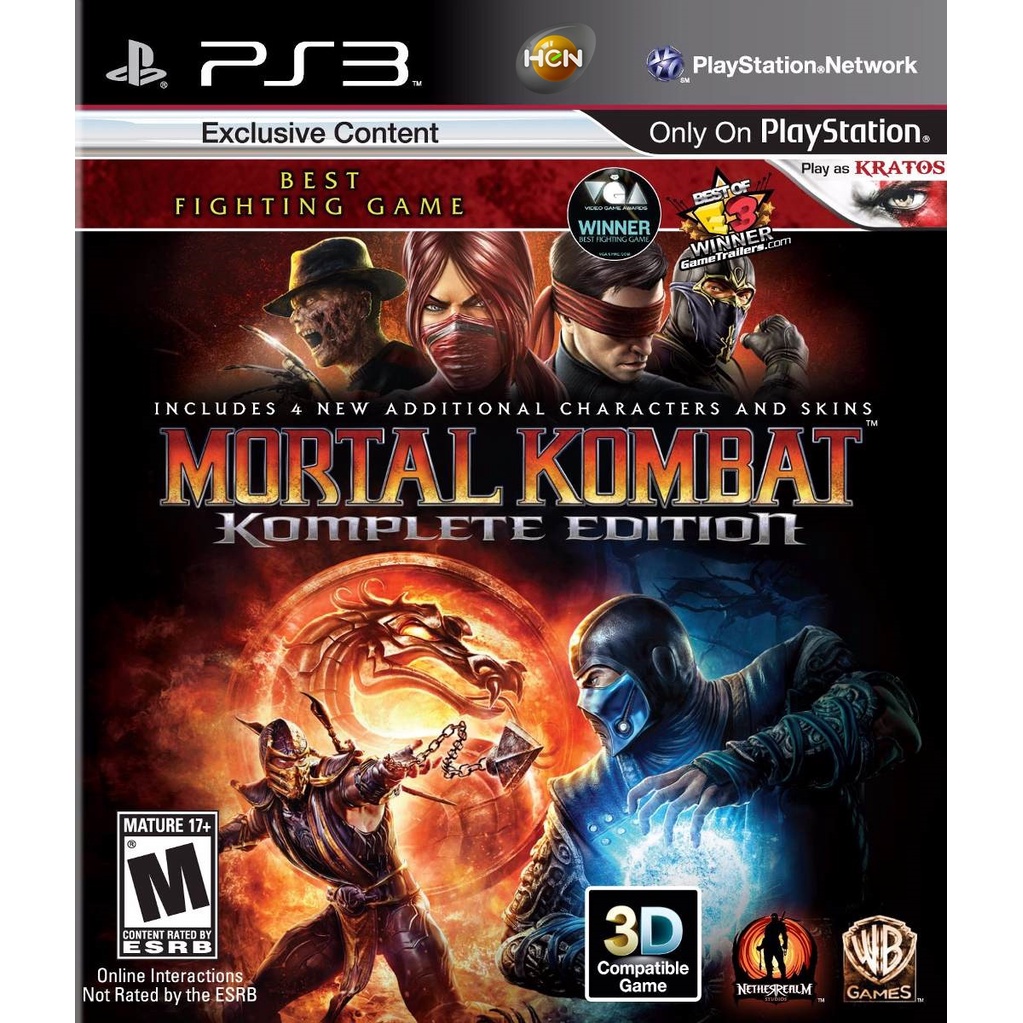 Mortal Kombat Komplete Edition PS3 HEN/CFW