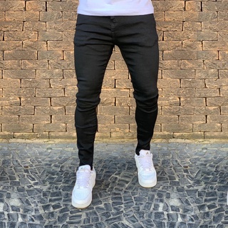 Calça Jeans Masculina Skinny Justa Colada Com Lycra Elastano