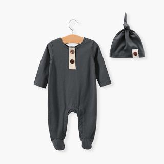 2 Pcs Romper Do Bebe De Uma Peca Define Casual Rompers Saco Pe Recem Nascidos Macacao Masculino Roupas De Algodao Shopee Brasil