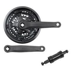 PEDIVELA AÇO TRIPLO COM PROTEÇÃO + MOVIMENTO CENTRAL ROLAMENTO BIKE