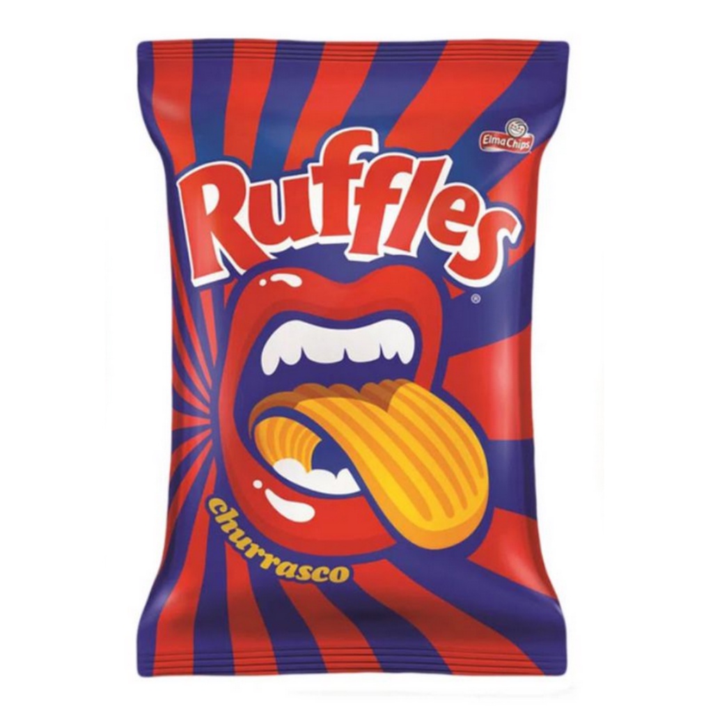 Batata Ruffles 115g de Batata Rufles Churrasco - Elma Chips