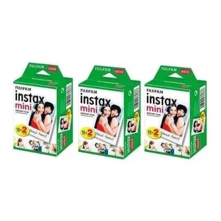 Papel Filme Para Instax Mini 7, 8, 9, 11 - 60 Fotos 5,4×8,6