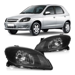 Par Farol Celta 2006 Mascara Negra Lado Direito E Esquerdo em Oferta na Shopee