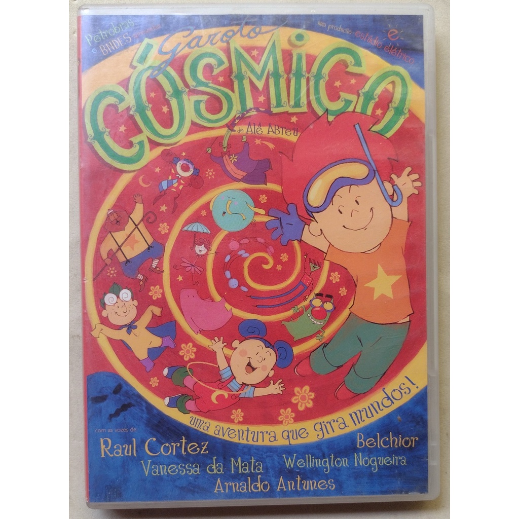 Dvd Garoto Cósmico Belchior Arnaldo Antunes Alê Abreu