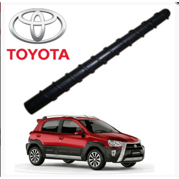 Haste Para Antena Toyota Etios 2012 2013 2014 2015 2016 2017 2018 2019 2020 Preta
