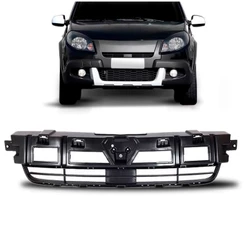 Grade Radiador Sandero Stepway 2012 2013 2014 Interno Preto