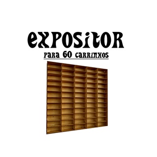 Expositor Para 60 Carrinhos Enfeites Decorativo Infantil Mdf