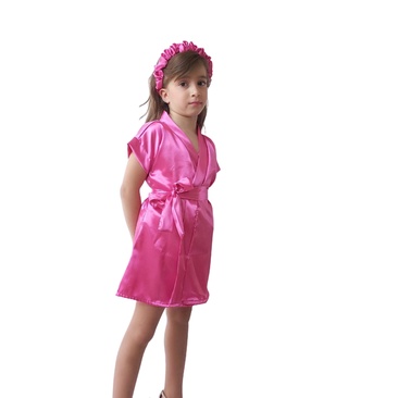 Hobby Roupao Cetim Infantil Meninas