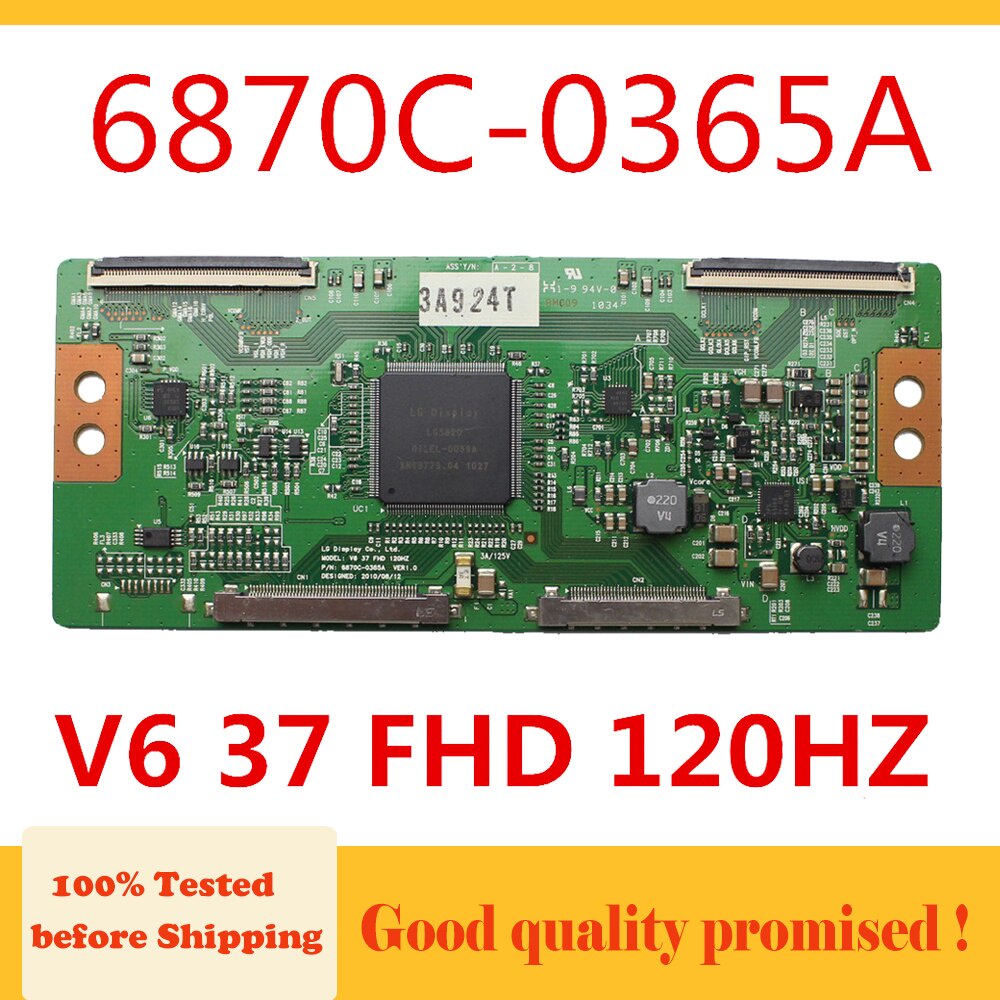 6870C-0365A V6 37 FHD 120HZ T-CON Board Para TV LG . etc Placa De Substituição tcon 6870C 0365A Lógica Original Frete Grátis