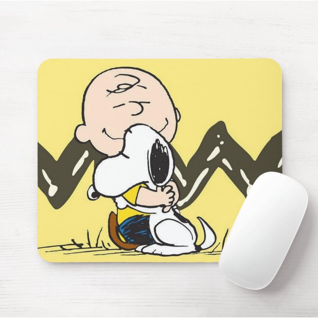 Mouse pad snoopy em Oferta na Shopee