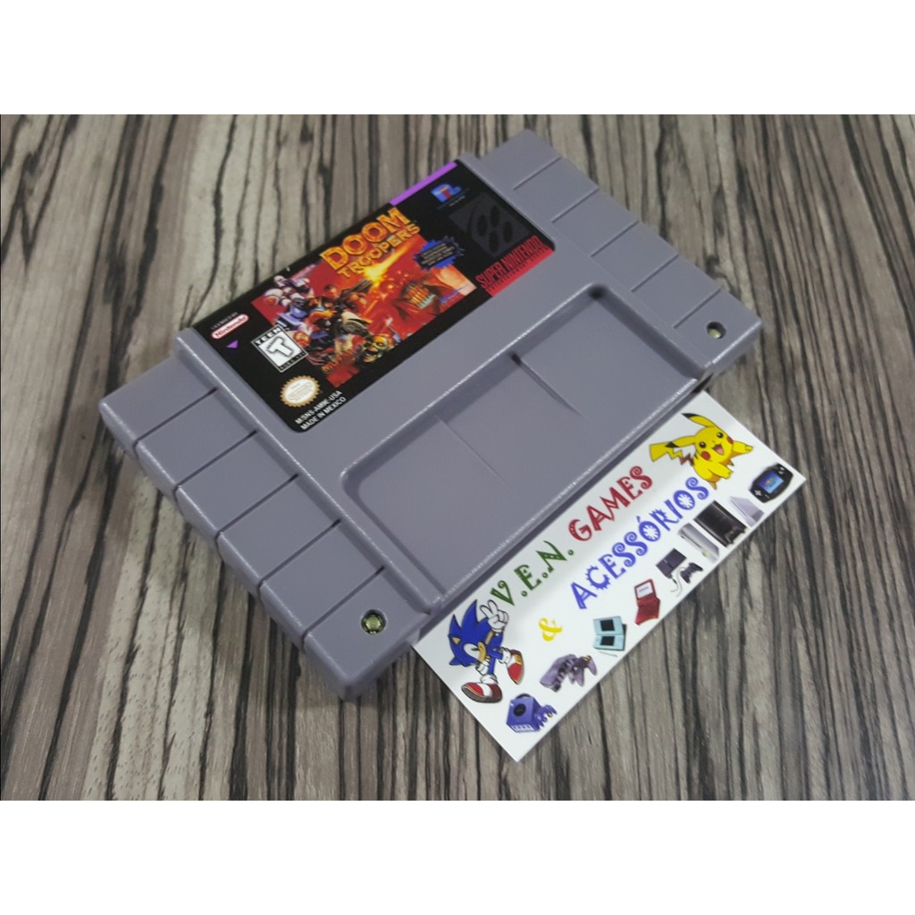 DOOM TROOPERS P/ SUPER NINTENDO + GARANTIA!!!!!!