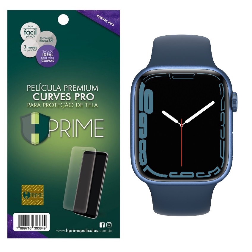 Película Curves Pro Hprime Para Apple Watch Series 9 8 7 45mm / 41mm