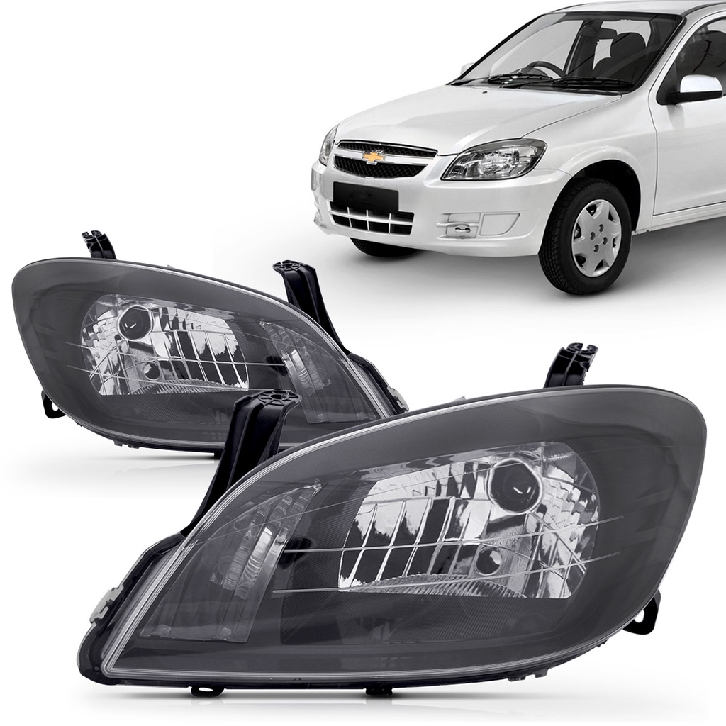 Par Farol Celta 2006 2007 2008 2009 2010 2011 2012 Máscara Negra - Spare Parts and Accessories for Vehicles