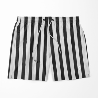 Short Bermuda Listrada Listras Masculina Tactel Básico