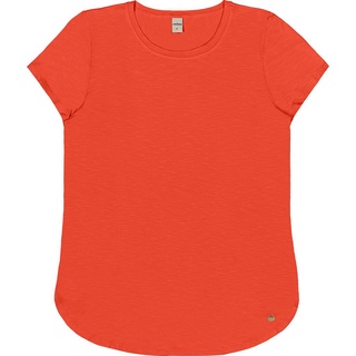 Blusa Feminina Básica Alongada Rovitex Laranja