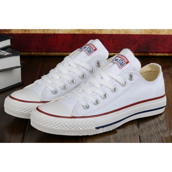 all star cano curto branco