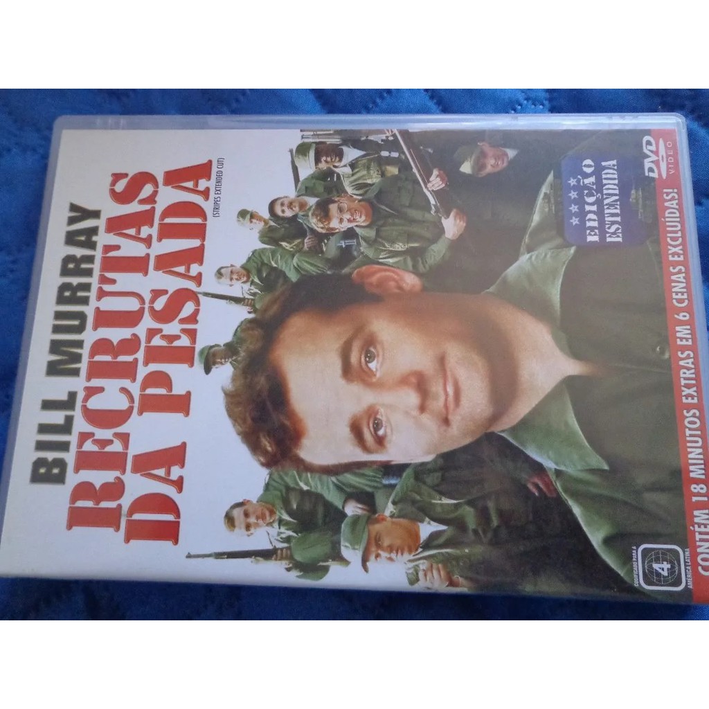 Recrutas Da Pesada Bill Murray Dvd Original usado - comédia