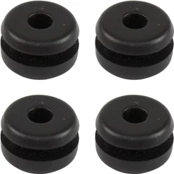 Kit 4 borracha coxim fixação tampa lateral DT180 DTN DTZ RD125 RD135 RDZ
