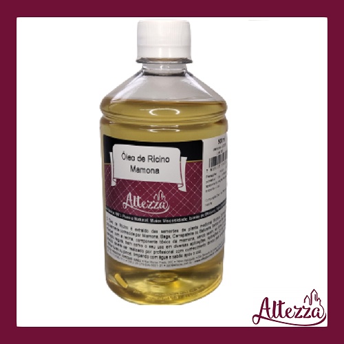 Óleo de Rícino Puro p/ Crescimento de Cabelo com Laudo de Análise de 500ml