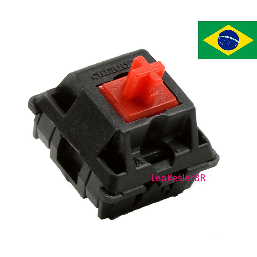 Switch Cherry MX RED Para Teclados Mecanicos Produto no Brasil Shopee
