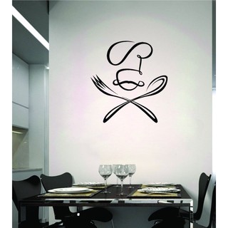 Adesivo Para Cozinha Desenho Cozinheiro Decorativo em Oferta na Shopee