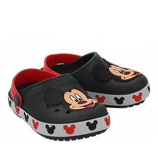 Reducao R 1 30 Sandalia Chinelo Bebe Infantil Babuche Tipo Crocs Mickey Masculino Menino Crianca Bebe Sandalia Confortavel Preto Desconto Em 8 21 Beecost