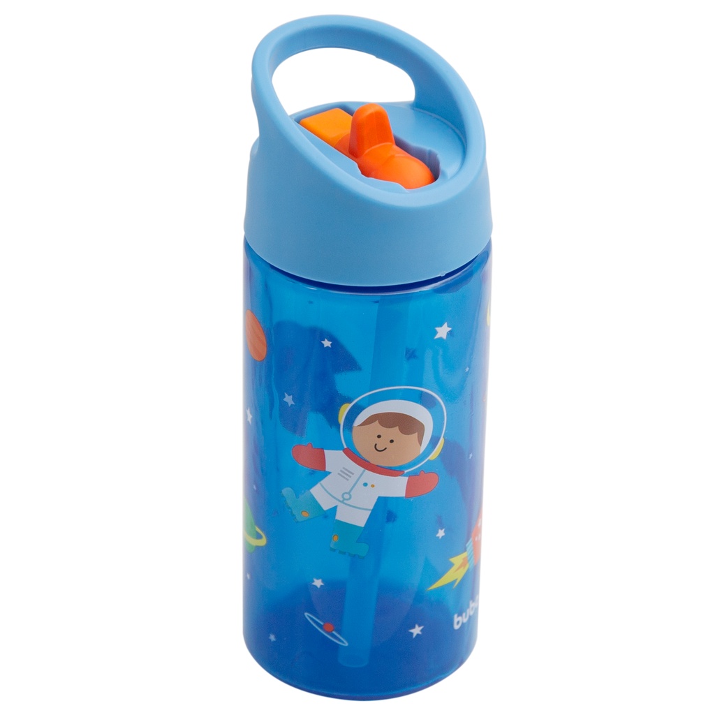 Garrafinha Aventuras Astronauta 380ml 15329 - Buba em Oferta na Shopee