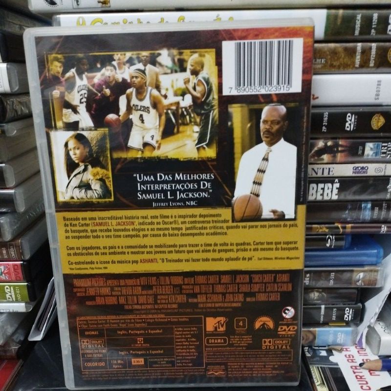 COACH CARTER TREINO PARA A VIDA EM DVD | Shopee Brasil