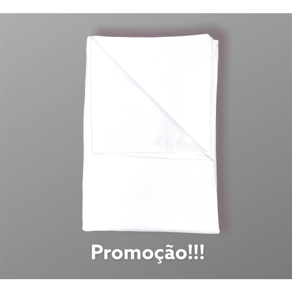 Fronha Algodão Branca Grande 100% Algodão Percal Lisa