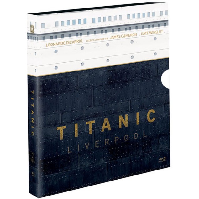 Blu Ray Titanic  (Leonardo DiCaprio & Kate Winslet ) Duplo Original Com Luva Especial Novo LACRADO