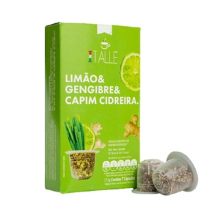 Capsulas Nespresso Chá Limão Café Italle Compatíveis Kit 7
