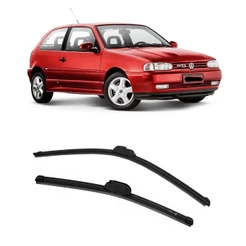 Kit Palheta VW Gol G2 Bola 1995 1997 1998 1999 2000 Limpador Parabrisa Silicone