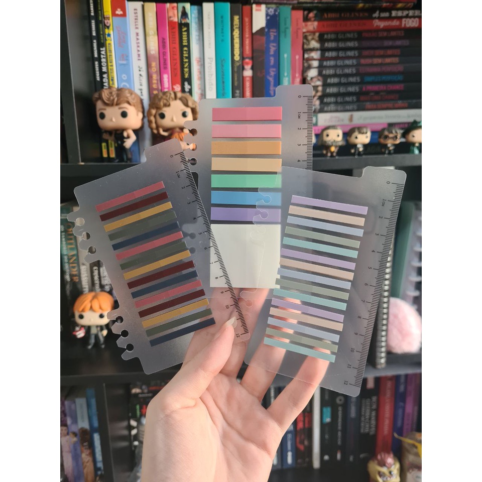 Flags (160,200 ou 300 folhas) Marcador de página para livros e anotações - 1 unidade Stick Notes. em Oferta na Shopee