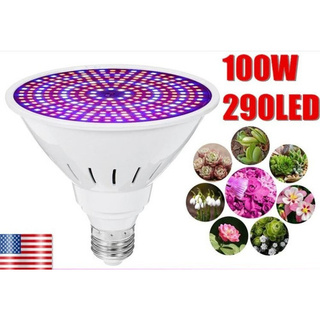 Led Grow 100w E27 Bivolt Full Spectrum Lâmpada Indoor Estufa