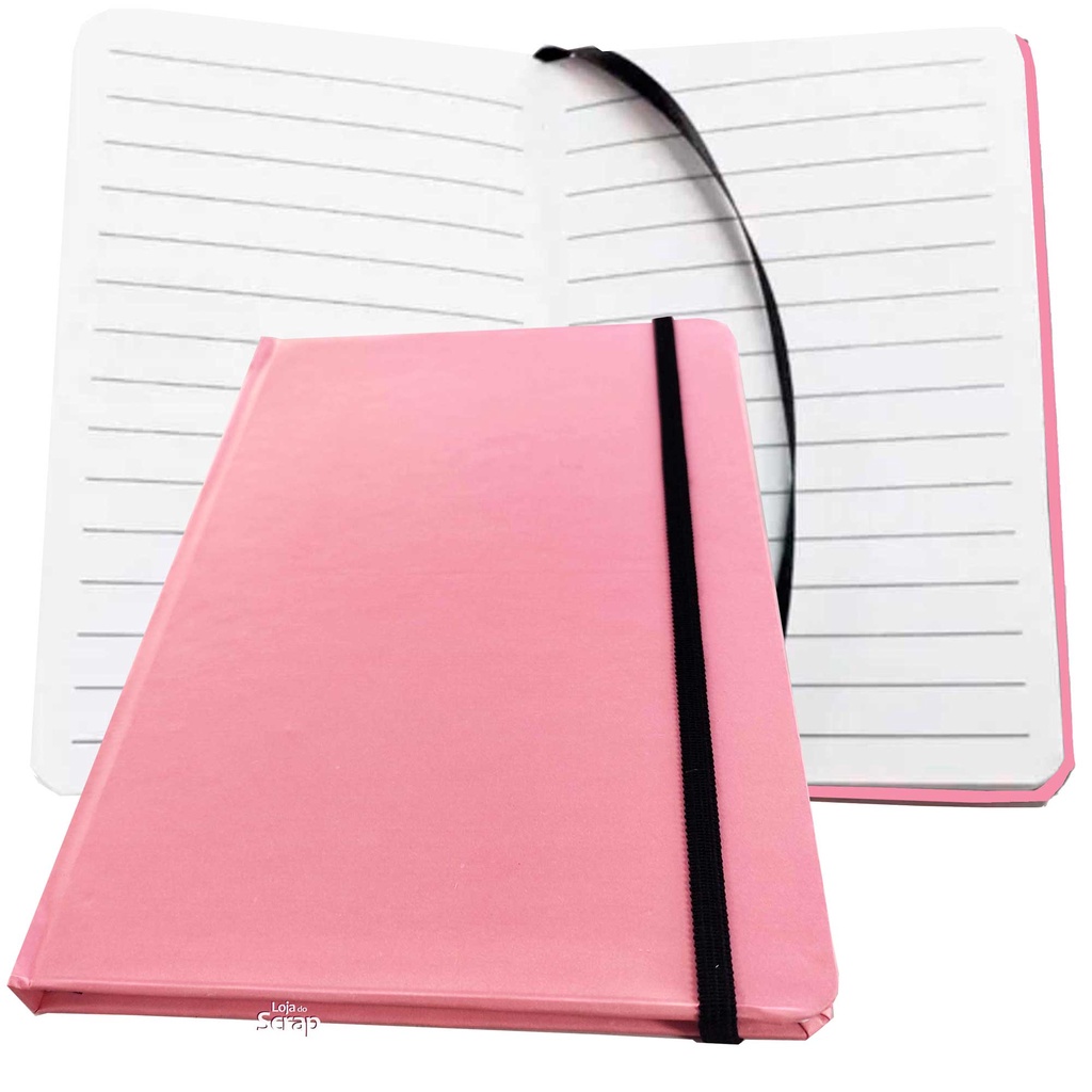 Caderno Colours Brochura A5 Caderneta Capa Dura Folha Pautada pautado ...